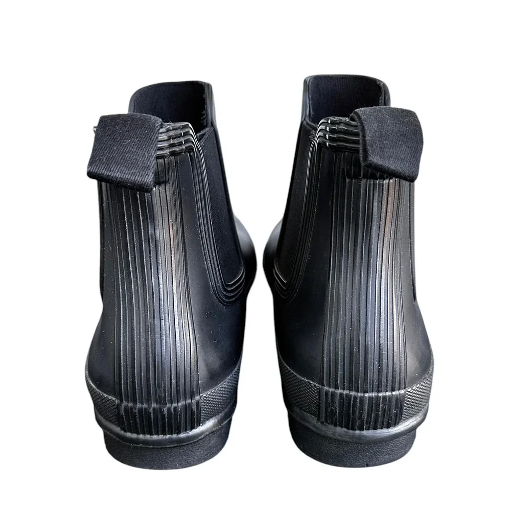 Hunter Original Chelsea Matte Black Waterproof Rain Boot Mens 10 Womens 11.5